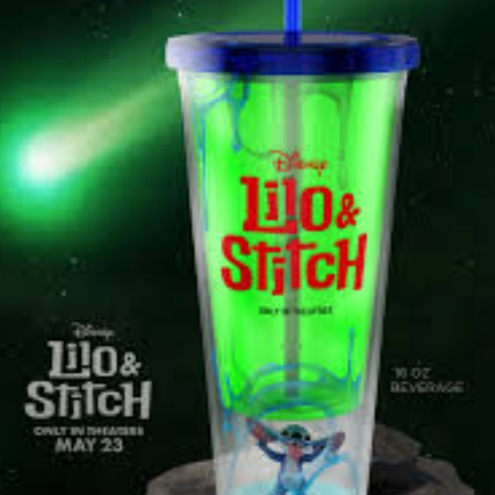 Disney Stitch Green and Blue Tumbler 2025 Stitch Merch